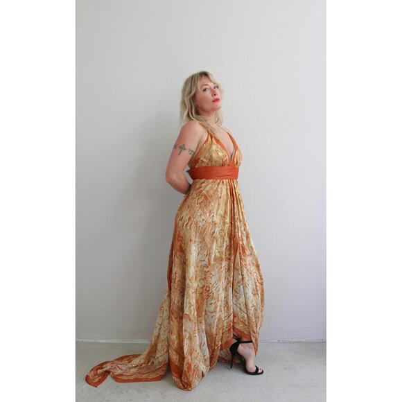 Deadstock Vintage Y2K Nicole Miller Silk Fairy Dress Women's XXS Extra Small XS - Picture 4 of 11